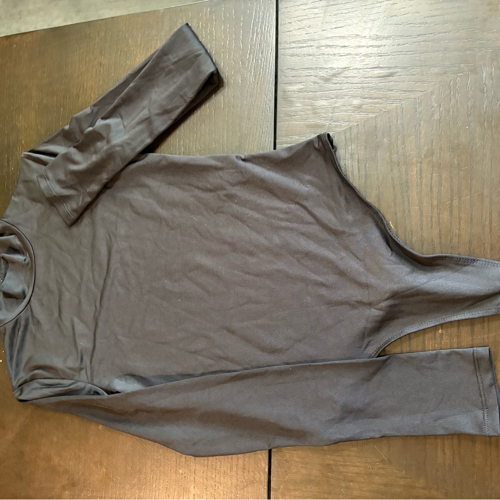 Long Sleeve Black Bodysuit